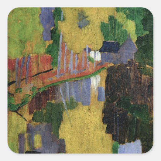 Der Talisman Quadratischer Aufkleber (Vorderseite)