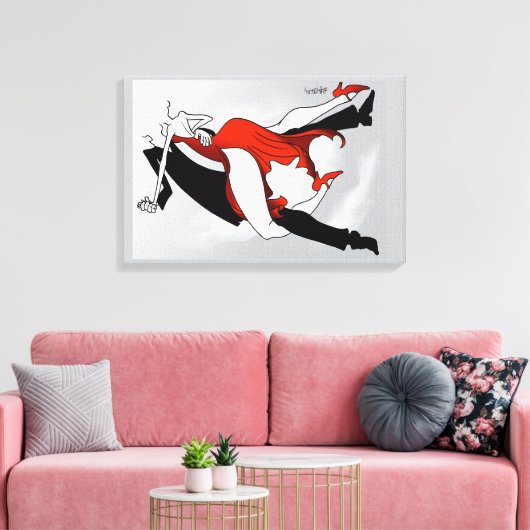 Der Tango Leinwanddruck (Insitu (Wohnzimmer))