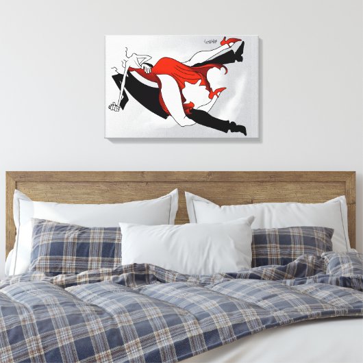 Der Tango Leinwanddruck (Insitu (Schlafzimmer))