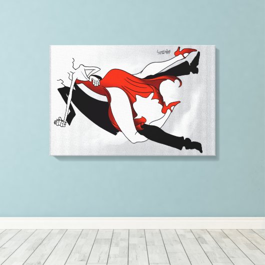 Der Tango Leinwanddruck (Insitu (Holzboden))