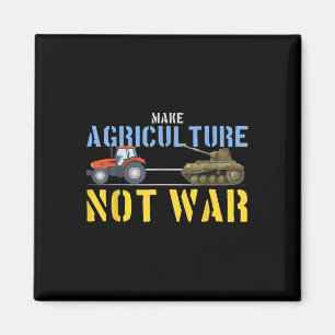 Der Tank der Zugmaschine macht Landwirtschaft nich Magnet