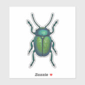 Der Tansienkäfer Aufkleber (Blatt)