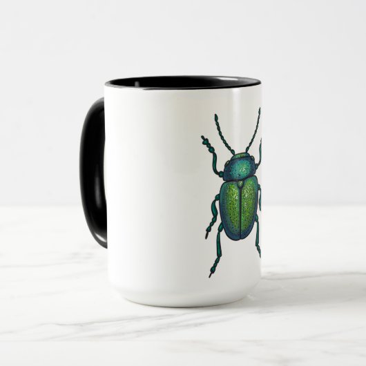 Der Tansienkäfer Tasse (Vorderseite Links)