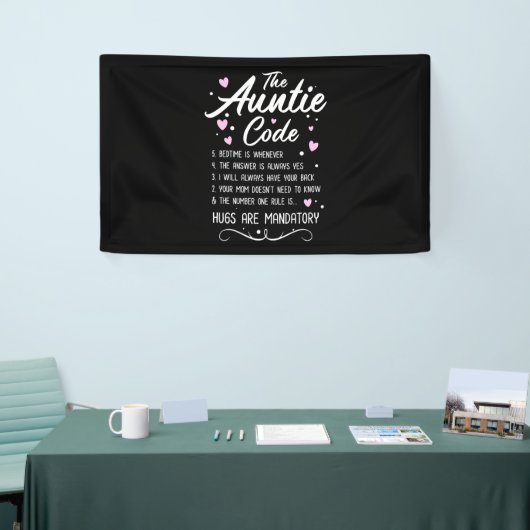 Der Tante-Code Banner (Messeveranstaltung)