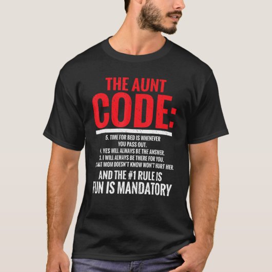 Der Tante Code Fun ist eine obligatorische Schwest T-Shirt (Vorderseite)