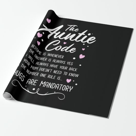 Der Tante-Code Geschenkpapier (Ungerollt)