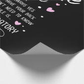 Der Tante-Code Geschenkpapier (Ecke)