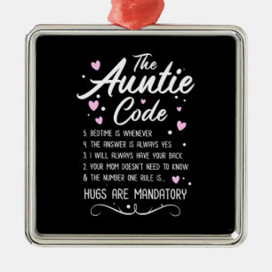 Der Tante-Code Ornament Aus Metall