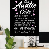 Der Tante-Code Poster (Heimbüro)