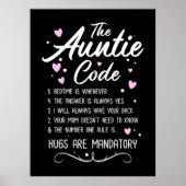 Der Tante-Code Poster (Vorne)