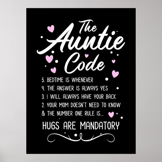 Der Tante-Code Poster (Vorne)