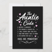 Der Tante-Code Save The Date (Vorderseite)