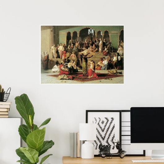 Der Tanz der Biene im Harem, 1863 Poster (Heimbüro)
