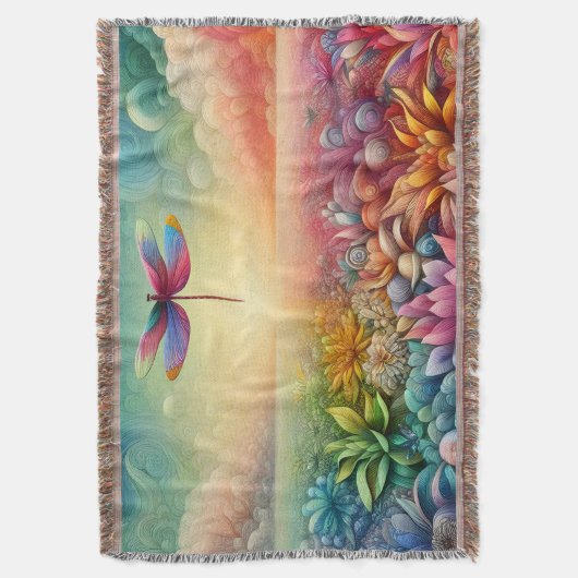 Der Tanz der Dragonfly Decke (Vorderseite Vertikal)