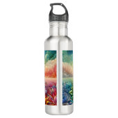 Der Tanz der Dragonfly Edelstahlflasche (Rückseite)