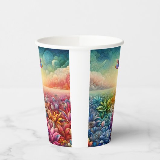 Der Tanz der Dragonfly Pappbecher (Links)