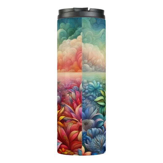 Der Tanz der Dragonfly Thermosbecher (Rückseite)