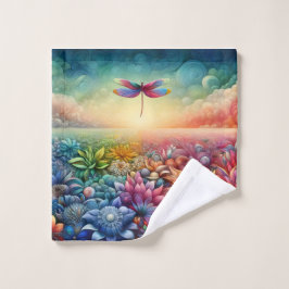 Der Tanz der Dragonfly Waschlappen