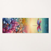 Der Tanz der Dragonfly Yogamatte (Vorderseite (Horizontal))