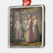 Der Tanz der Kinder Silbernes Ornament (Links)