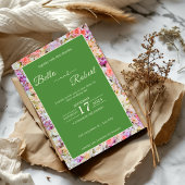 Der Tanz der Lila und weißen Rosen Einladung