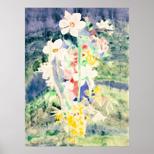 Der Tanz der Narcissus von Charles Demuth Poster (Vorne)