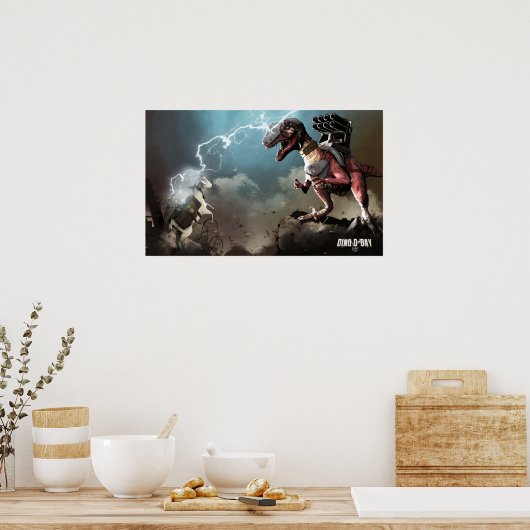 Der Tanz der Rache Ziege und der rote Baron Poster (Küche)