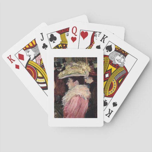 Der Tanz der Rouge: Elegandetails Spielkarten (Rückseite)