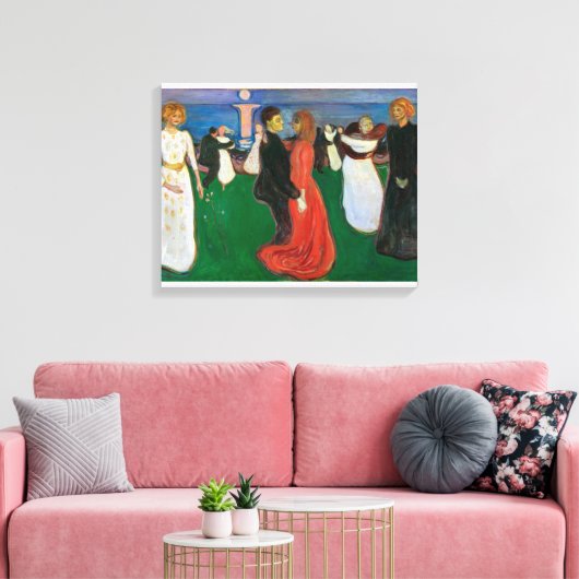 Der Tanz des Lebens | Edvard Munch | Leinwanddruck (Insitu (Wohnzimmer))