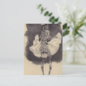 Der Tanz des Todes durch Felicien Rops Postkarte (Stehend Vorderseite)