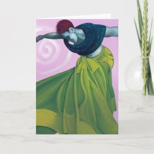 Der Tanz einer freigegebenen Frau Karte (Vorderseite)