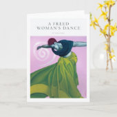 Der Tanz einer freigegebenen Frau Karte (Gelbe Blume)