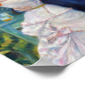 Der Tanz in Bougival von Pierre-Auguste Renoir Poster (Ecke)