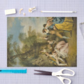 Der Tanz von Jean-Baptiste Pater Seidenpapier (Handwerk)