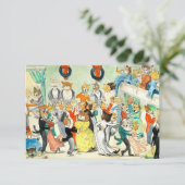 Der Tanz von Louis Wain Dankeskarte (Stehend Vorderseite)