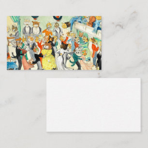 Der Tanz von Louis Wain Visitenkarte