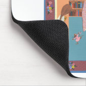 Der Tanzen-Bibliothekar Mousepad (Ecke)