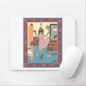 Der Tanzen-Bibliothekar Mousepad (Mit Mouse)