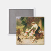 Der tanzende Bär Magnet (Vorderseite/Rückseite)