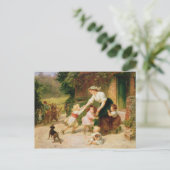 Der tanzende Bär Postkarte (Stehend Vorderseite)