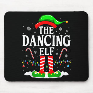 Der tanzende Elf Xmas lustige Familie passende Gru Mousepad