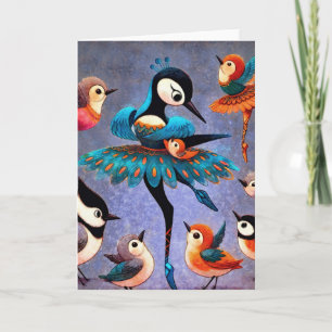 Der tanzende Pfau Karte
