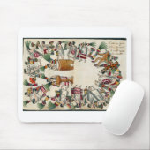 Der tanzende Stil der Azteken-Edeltänzer Mousepad (Mit Mouse)