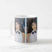 Der Tänzer Gemälde von Alfred Fox Kaffeetasse (Vorderseite Links)