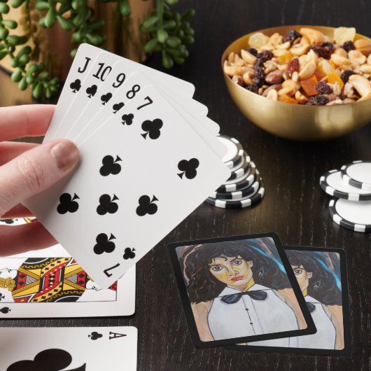 Der Tänzer Gemälde von Alfred Fox Spielkarten (In Situ)