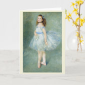 Der Tänzer Karte (Gelbe Blume)