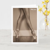 Der Tänzer Karte (Gelbe Blume)