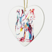 Der Tänzer Keramikornament (Links)