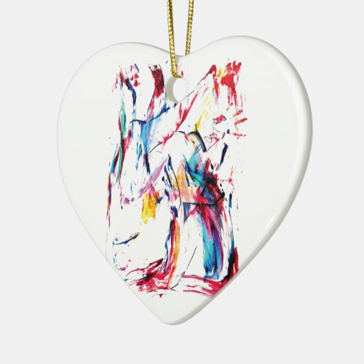 Der Tänzer Keramikornament (Links)