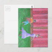 Der Tänzer Postkarte (Vorne/Hinten)